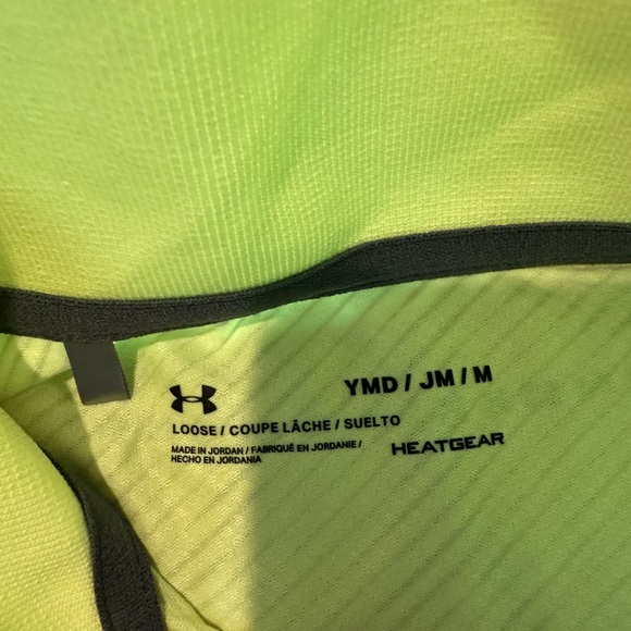 Under Armour Yellow Performance Polo Shirt - Picture 2 of 2